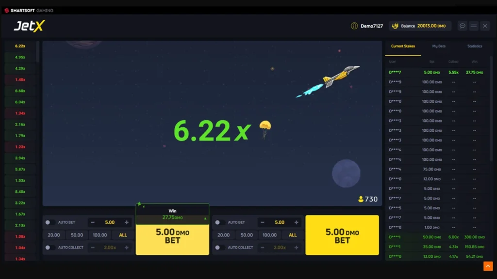 JetX - Multiplier Win